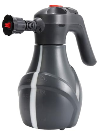 Elektrische Autowasch Sprühflasche, 2L Tragbares Autowaschsprüher, Kabellose elektrische Sprühflasche, 75° Weitwinkelspray, USB Batteriebetriebenes für die Reinigung von Autos Gartenpflanzen