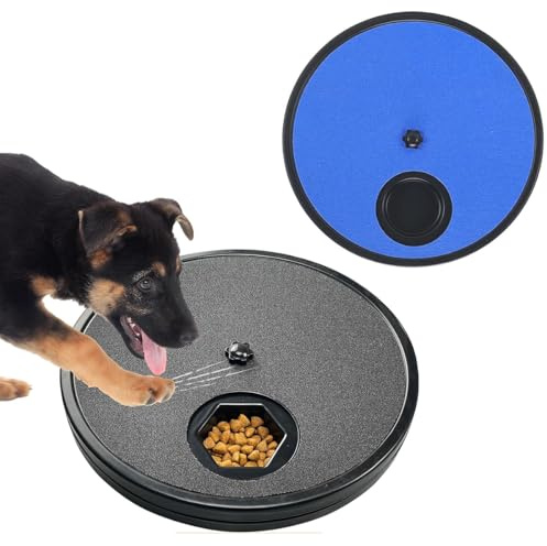 ALVEN Racador de Uñas Portátil para Perros con Recipiente Alimentador/Lima de Uñas Eficaz para Mascotas con Capacidad para Premios y Chucherías