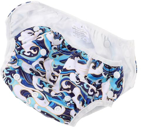 IMIKEYA Pannolino da nuoto riutilizzabile per bambina unisex slip impermeabili per piscina comodi e lavabili, sicuri e resistenti per ragazze