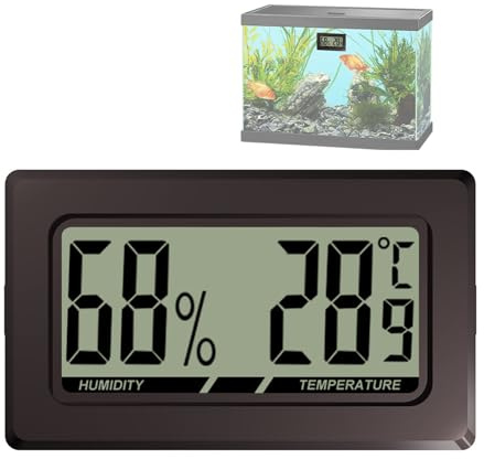 Yidueace Thermomètre Numérique Hygromètre - Thermohygromètre Numérique LCD à Écran Digital,Testeur Mini Haute Précision Lecture Instantanée pour Cave à Vin Salon,Pièce Instrument de Musique