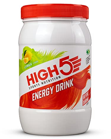 HIGH5 Sport Energy Drink - Isotonisches Getränkepulver mit Electrolytes - Kohlenhydrate Pulver und Elektrolyt Pulver für Endurance und Hydration - Natürliche Aromen, Vegan (Zitrus, 1kg - 21 Portionen) | Isotonisches Kohlenhydrat- und Elektrolytpulver. Natürliche Aromen, vegan und 46 Portionen für Endurance.