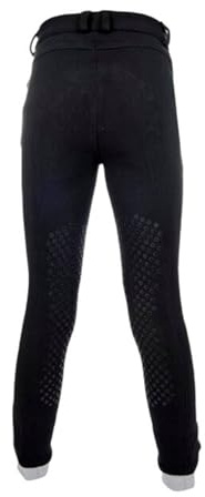 HKM 9060 Reithose Kids Easy, Mädchenreithose Silikon-Kniebesatz, Mädchen 116-176