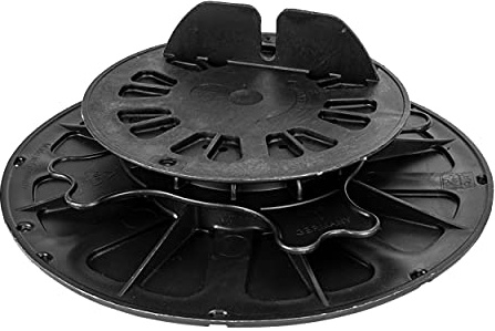 Gartenwelt Riegelsberger Justierbarer Premium Balkenlager Terrassenlager Stelzlager für Holz WPC Aluminium BPC Hartholz Unterkonstruktion höhenverstellbar 40-70 mm | 52 STK. (1 Karton)