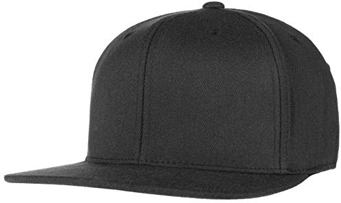Flexfit Herren Snapback Caps 110 schwarz Verstellbar