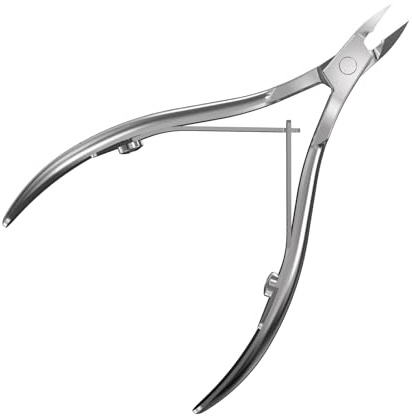 STALEKS Cuticle Nippers Classic 12 Cutting 8mm for Manicure Pedicure Cuticle Cutters Medical Grade NC-12-8