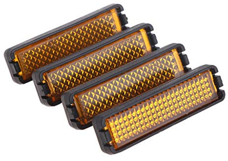 N-K 4 pieces/set bicycle pedal reflector safety night cycling reflective bicycle accessories good service useful and practical