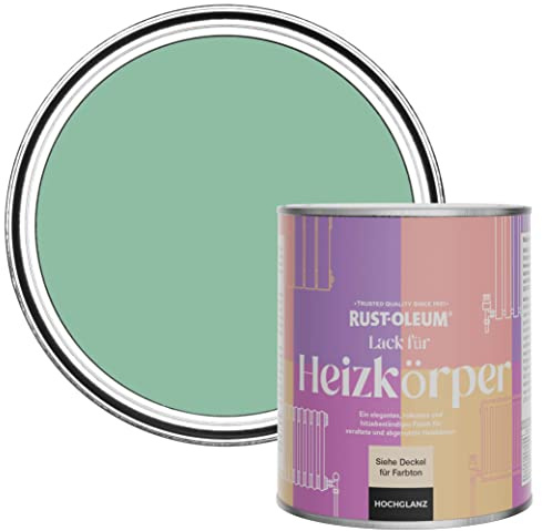 Rust-Oleum Green Heat Resistant Radiator Paint in Gloss Finish - Wanderlust 750ml