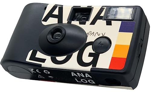 Analog Portrait Mode Disposable Camera w/Flash + Development & Digital Uploads | New Half-Frame 35mm Film Single-Use Camera, 34 Exposures, Pictures Sent to Your Phone