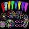 DERAYEE Bracelet Fluorescent Lumineux,30 Pièces Baton Lumineux pour Enfants Adultes Décoration Anniversaire Mariage Fêtes