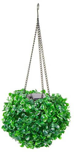 Didiseaon LED Solar Light Hanging Topiary Ball for Wedding Garden