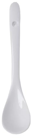 Petite Cuillère Cuillères en céramique cuillères à café for café, thé et desserts, lot de 10 cuillères en porcelaine, cuillère à mélanger blanche Cuillère à Café