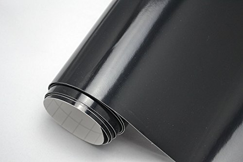 Neoxxim 9,65€/m2 3D Auto Folie Glanz - schwarz glänzend 200 x 150 cm Lackfolie Car Wrapping Lackschutzfolie blasenfrei flexibel