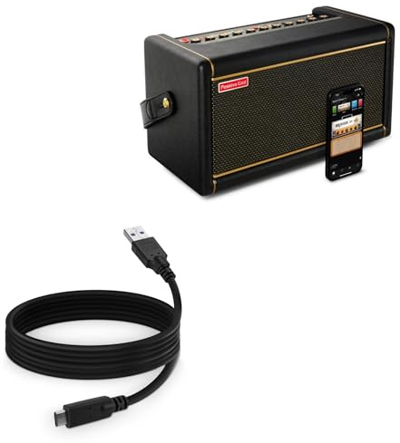 BoxWave Cable Compatible with Positive Grid Spark 2 - DirectSync - USB 3.0 A to USB 3.1 Type C, USB C Charge and Sync Cable - 6ft - Black