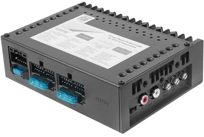 ATOTO CA-AEC122D Amplificador De Coche Clase D TI TPA3221, 4 Canales, Soporta Entrada 7V-30V, 2/4 Ohm Estable, 108dB SNR, Baja Distorsión, Solo para Radios De Coche ATOTO Seleccionadas