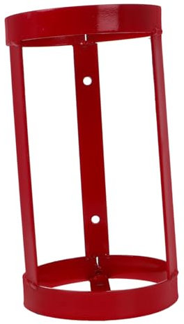 MUCKLILY Gabbia Porta Estintori per Camion Autobus e Barche Supporto Robusto in Ferro per Estintore Staffa Fissa per Estintore da Pavimento