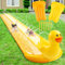 Foilswirl 20ft Slip Water Slide Double Lane Lawn Water Slides with 2 Bodyboards and Sprinkler Inflatable Summer Slide Heavy Duty Water Slide for Adult Outdoor Backyard Water(Duck)