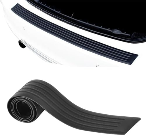 DOKRIN Protección para parachoques de coche,Tira protectora para el umbral del maletero del coche, 8 x 90 cm