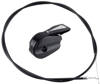 Câble d'accélérateur universel de 165,1 cm avec interrupteurs de commande, leviers pour tondeuse à gazon, réparation de câble, poignée de levier de tondeuse à gazon