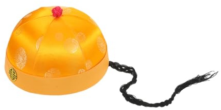 BESTonZON Chapeau De Costume Chinois Oriental Chapeau De Théâtre D'Empereur Couvre-Chef De Jeu De Rôle Royal Casquette D'Empereur
