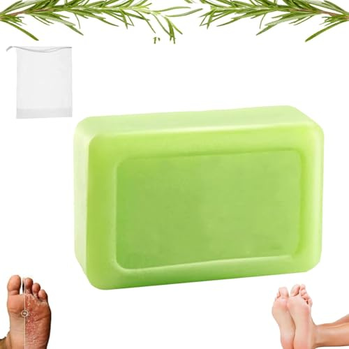 Saponetta Relief, sapone all'olio di melaleuca, saponi naturali per piedi e corpo per una pelle sana, formula a base vegetale, controllo degli odori e pulizia quotidiana rinfrescante (1pcs)