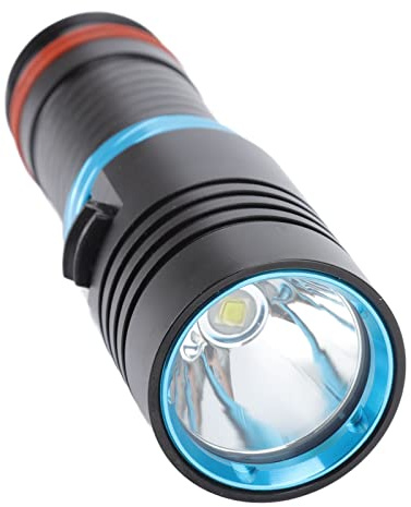 CHICIRIS Dykficklampa 5000LM Oändligt Dimbar IPX8 L2 LED Dykljus för Undervattensfotografering, Fiske, Aluminiumlegeringsmaterial