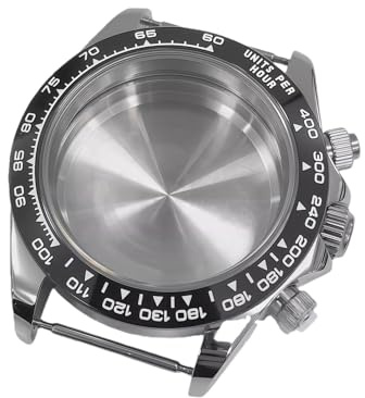 39mm Chronograph Uhrengehäuse VK63 Uhrwerk für Rolex Daytona | Keramik Lünette Edelstahl Saphirglas Uhren-Modding Casual Sport Herren