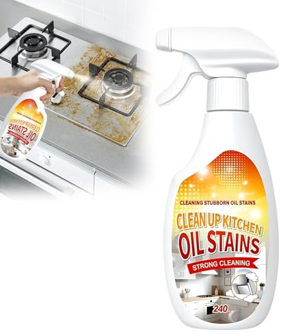 Heavy Duty Degreaser, Heavy Duty Degrease Kitchen Cleaner,Strong Oil Detergent Lemon Cleaner, Multi-Purpose Household Degreaser for Cleaning Up Kitchen Oil Stains, for Stove, Range Hood (1pcs)