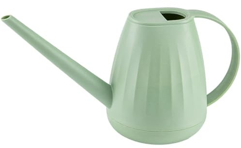 Annaffiatoio per piante da interno in plastica da 2 litri, annaffiatoio per piante con becco lungo con impugnatura ergonomica, strumento da giardinaggio per giardino interno, bonsai, fiori e pia