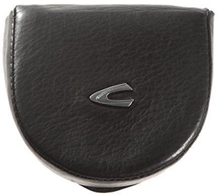 camel active Vegas Herren Geldbörse Münzgeldbörse Leder Klein Schwarz