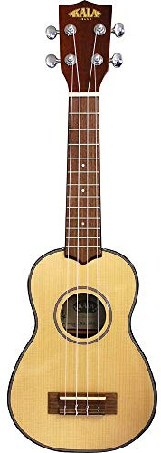 KALA KA KA SSG Solid Spruce Top Soprano Ukulele mit Bag
