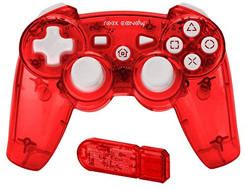 Manette sans fil rock candy pour ps3 - modèle rouge