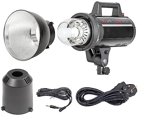 Pixapro LUMI 200 II Compact 200Ws Studio Flash Strobe Light in Photography Lighting 5600K Fast Recycling Time for E-commerce Product Portrait Photo Shoot Monolight Gemini Bowens Mount (Single)