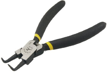 Aexit 12.95 cm Baumarkt langen federbelasteten Metall interne Bent Elektro- & Handwerkzeuge Sicherungsring-Zange Werkzeug