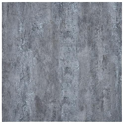 vidaXL Laminat Dielen Selbstklebend Schimmelbeständig Antiallergen Bodenbelag Vinylboden Fußboden Designboden 5,11m² PVC Grauer Marmor