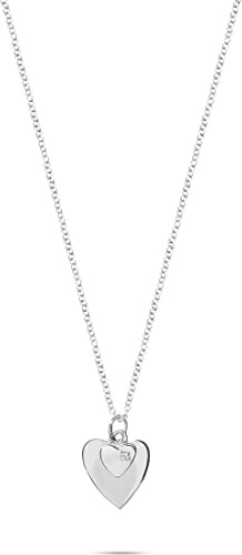 Guido Maria Kretschmer Damen-Kette 925er Silber 1 Diamant, behandelt One Size, Silber 32017702
