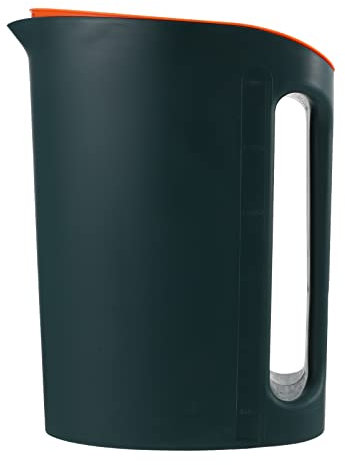 HEMOTON Jarra de Plástico de Servicio Pesado con Tapa 2. 2 litros (75 Oz) Mezcla Bebidas Jarabas de Agua para Joya de Jugo de Limonada/Fría Jarra de Té Helado (Verde