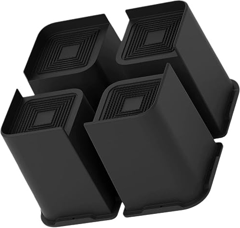 DECHOUS 4pcs Raised Bed Foot Pad Tapered Furniture Legs Rubber Slip Bed Frame Risers for Sofa and Chair