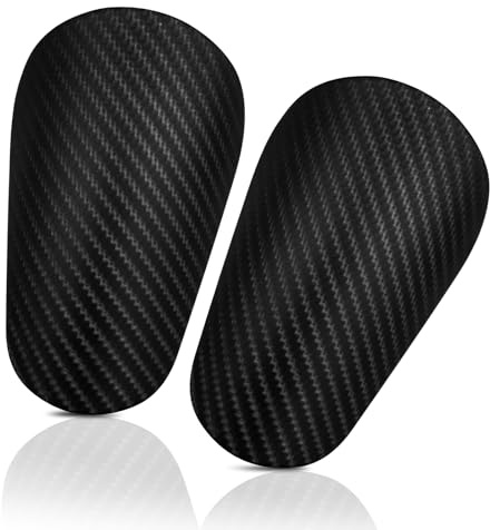 Dunkwckore Protege Tibia Foot, 10 × 6cm Mini Protège Tibia Foot Enfant, Équipement de Protection pour Enfant Jeunes et Adultes, Fort et Léger Protege Tibia pour Jeux de Football