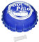 AISunGoo Coussin gonflable rond pour couverture de piscine avec kit de réparation, bleu, 120 x 120 cm, avec valve de sécurité