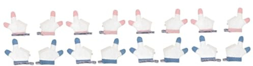 Abaodam 8 Pares De Guantes Para Morder Anillos Manoplas Antibebé Para Morderse Las Uñas Parar Chupar El Manoplas Para Bebés Guantes Para Morder Los Dedos Herramientas Para