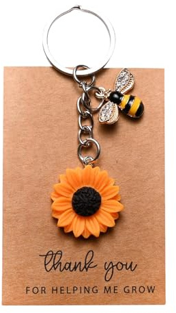 Porte-Clés Cadeau De Fête Des Mères - Charme Abeille Pour Sacs À Main | Kedchains De Sac à Dos | Fête Des Mères,avec Carte De Remerciement – IDées Cadeaux Pour Femmes, Enseignantes Et Maman