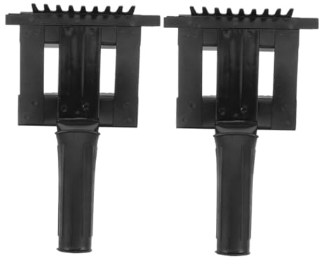 Abaodam 2stücke Pferdehaarkamm Aus Gummi Und Metall Ergonomischer Griff Für Pferd Reinigung Entfernt Lose Pferdehaare Und Schlamm Geeignet Für Pferdereinigung Und Pflege