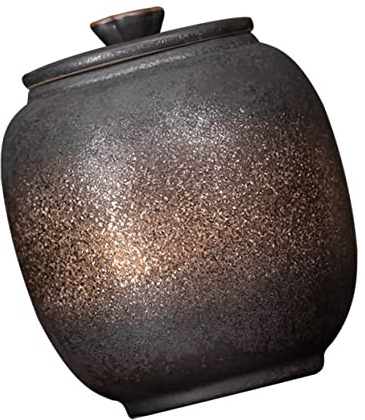 POPETPOP Boîte à Sucre Céramique Japonaise Étanche Pot Hermétique Multifonction pour Thé Vrac Grains et Décoration de Maison