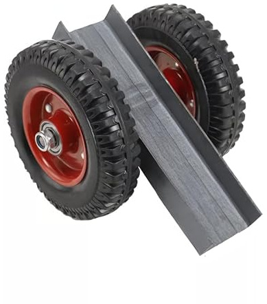 MOULDY TOOLS Heavy Duty Panel Dolly 300kg Capacity - Sheet Material Glass Plywood Door Window Frame Plasterboard - Mover Trolley With Solid Tyre Wheels