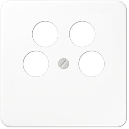 Jung CD561-4SAT2WW Abdeckung für SAT-TV-Steckdose Ankaro