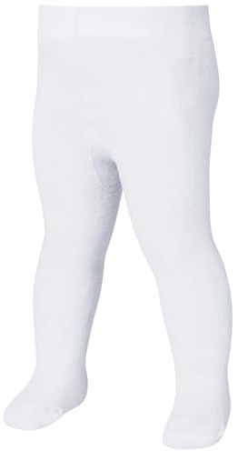 Playshoes Collant termici, Collant caldi Unisex - Bambini e ragazzi, bianco, 74/80