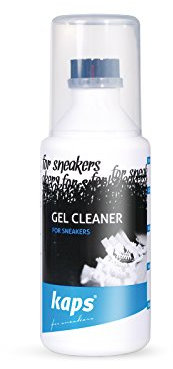 Kaps Schuhreiniger Reinigungsgel für Sneaker und Freizeitschuhe mit Pinsel Applikator – Shoe Cleaner für Leder, Textil, Wildleder, Nubukleder und Stoffschuhe Sneakers Gel Cleaner, 100 ml