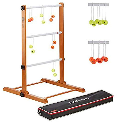Uber Games Profi Soft Spielleiter Wurfspiel, Laddergolf Orange Gelb Bolas
