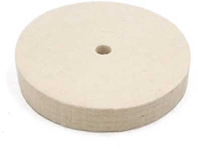 sourcing map 5 Durchm 20mm Dicke Filz Rund Auto Polieren Polierscheibe Rad Pad aus Weiß DE de