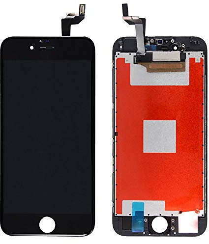 Ellenne Écran LCD pour Apple iPhone 6S écran tactile noir blanc + kit tournevis (noir)